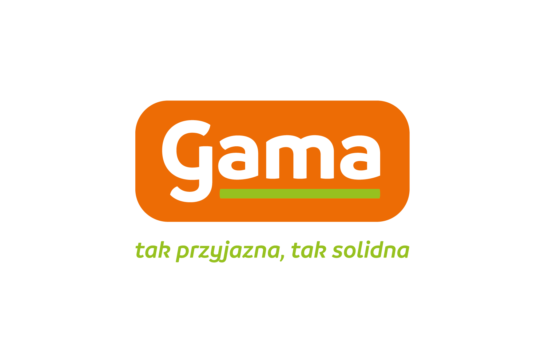 logo gama logo wersja podstawowa z haslem