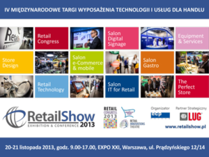 Zapraszamy na IV Międzynarodowe Targi Wyposażenia, Technologii i Usług Dla Handlu RetailShow 2013