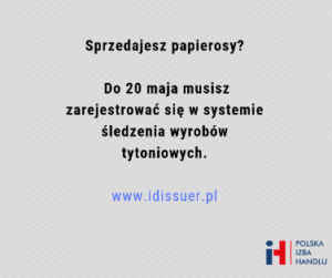 Sklepy już mogą rejestrować się w systemie śledzenia wyrobów tytoniowych